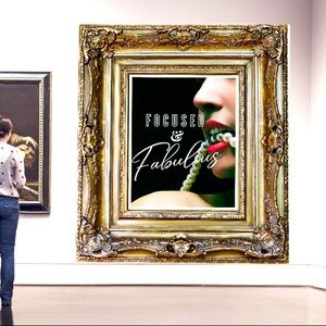 Focused & Fabulous Glossy Digital Print